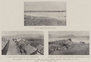 Otázka půjčky do Koreje na severní železnici ze Soulu do Wiju, scény na navrhované trati od English Photographer