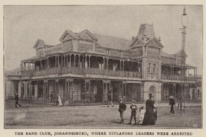 Rand Club, Johannesburg, kde byli zatčeni vůdci Uitlanderu od English Photographer