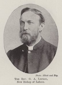 Reverend G A Lefroy, nový biskup z Láhauru od English Photographer