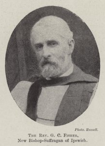 Reverend G C Fisher, nový biskup-Suffragan z Ipswiche od English Photographer
