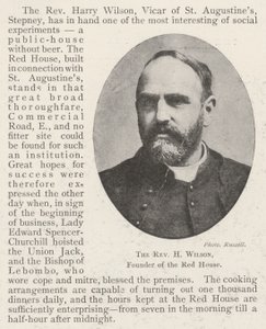 Reverend H Wilson, zakladatel Červeného domu od English Photographer