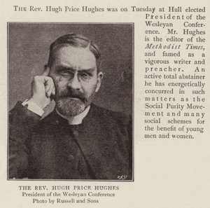 Reverend Hugh Price Hughes od English Photographer