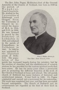Reverend John Pagan, DD od English Photographer