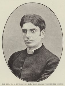 Reverend W G Rutherford, MA, ředitel Westminsterské školy od English Photographer