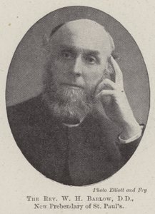 Reverend WH Barlow, DD, nový prebendář St Pauls od English Photographer