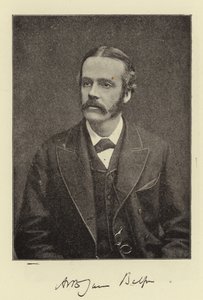 Správný čestný Arthur James Balfour, poslanec, hlavní tajemník pro Irsko a budoucí vůdce Konzervativní strany od English Photographer