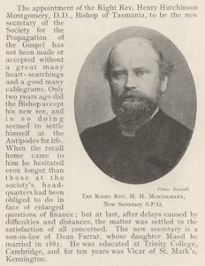 Pravý reverend HH Montgomery, nový tajemník SPG od English Photographer