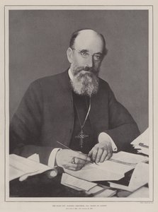 Správný reverend Mandell Creighton, DD, biskup z Londýna od English Photographer