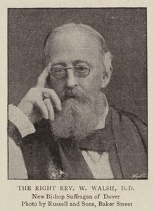 Správný reverend W Walsh, DD od English Photographer