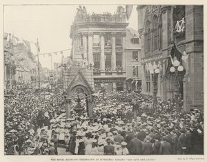 Royal Marriage Celebration v Inverness, zpěv God Save the Queen od English Photographer