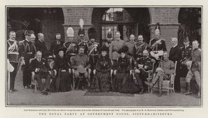 Královská párty ve Government House, Pietermaritzburg od English Photographer