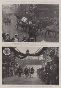 Royal Progress through the City and South London, 25. října