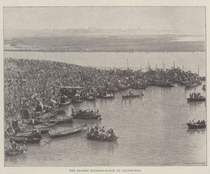 Posvátné místo ke koupání v Allahabad od English Photographer