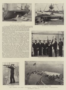 Potopení HMS Victoria, scény na palubě HMS Camperdown od English Photographer