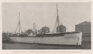 Parní loď Orotava, na jejíž palubě vyplula maurská ambasáda z Tilbury do Nore dne 24. od English Photographer