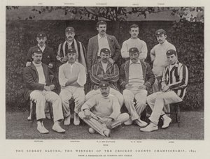 Surrey Eleven, vítězové Cricket County Championship, 1894 od English Photographer
