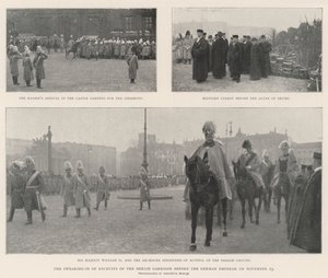 Přísaha rekrutů berlínské posádky před německým císařem dne 23. od English Photographer