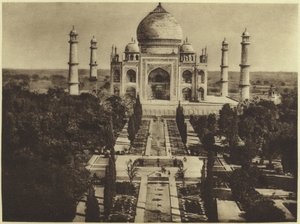 Taj-Mahal v Agra (hlubotisk) od English Photographer