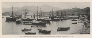 Město a přístav Batum, částečně zničené výbuchem časopisu, 25. července od English Photographer