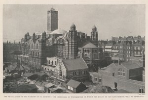 Překlad ostatků svatého Edmunda, katedrála ve Westminsteru, ve které budou uloženy ostatky krále-mučedníka od English Photographer
