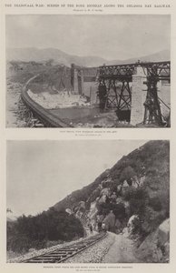 Transvaalská válka, scény búrského ústupu podél železnice Delagoa Bay