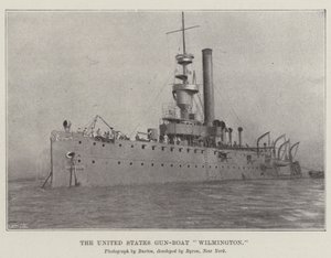 Gun-Boat Spojených států Wilmington od English Photographer