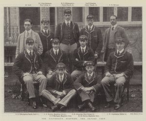 University Boat-Race, Oxford Crew od English Photographer