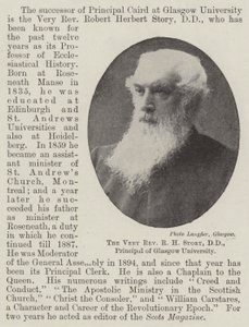 The Very Reverend R H Story, DD, ředitel Glasgow University od English Photographer