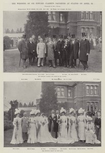 Svatba dcery sira Edwarda Clarkese ve Staines dne 22. dubna od English Photographer