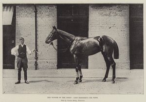 Vítěz derby, Lord Roseberys Sir Visto od English Photographer