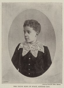 Mladý španělský král Alfonso XIII od English Photographer