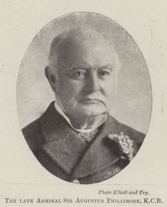 Zesnulý admirál sir Augustus Phillimore, KCB od English Photographer
