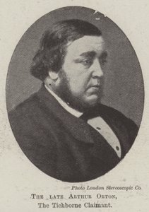 Zesnulý Arthur Orton, žadatel Tichborne od English Photographer