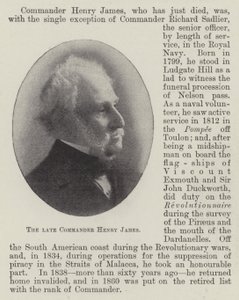 Zesnulý velitel Henry James od English Photographer