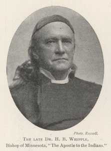 Zesnulý Dr. H. B. Whipple, biskup z Minnesoty, apoštol Indiánů od English Photographer