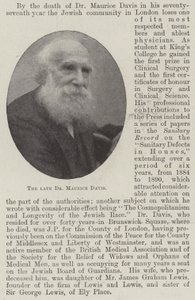Zesnulý doktor Maurice Davis od English Photographer