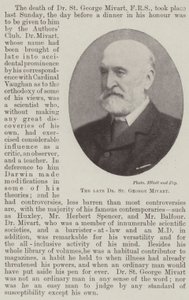 Zesnulý doktor St George Mivart od English Photographer