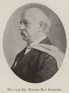 Zesnulý doktor Walter Hay Sangster od English Photographer