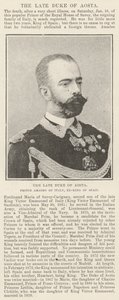 Zesnulý vévoda z Aosty, italský princ Amadeo, bývalý španělský král od English Photographer