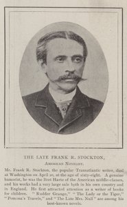 Zesnulý Frank R Stockton, americký romanopisec od English Photographer