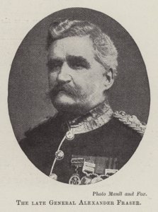 Zesnulý generál Alexander Fraser od English Photographer