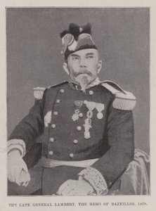 Zesnulý generál Lambert, hrdina Bazeilles, 1870 od English Photographer