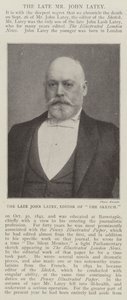 Zesnulý John Latey, redaktor The Sketch od English Photographer
