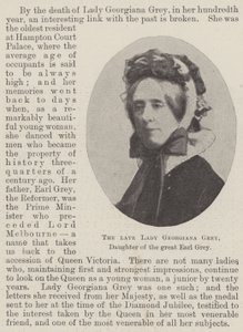 Zesnulá lady Georgiana Greyová, dcera velkého Earla Graye od English Photographer