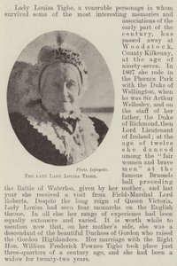 Zesnulá lady Louisa Tigheová od English Photographer