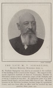 Zesnulý M. V. Sipiaguine, ruský ministr, zavražděn 15. dubna od English Photographer