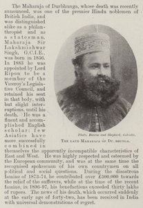 Zesnulý maharádža z Durbhunga od English Photographer