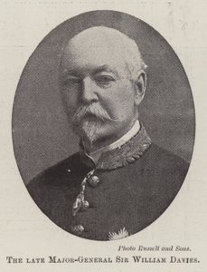 Zesnulý generálmajor Sir William Davies od English Photographer