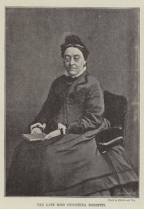 Zesnulá slečna Christina Rossetti od English Photographer