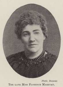 Zesnulá slečna Florence Marryat od English Photographer